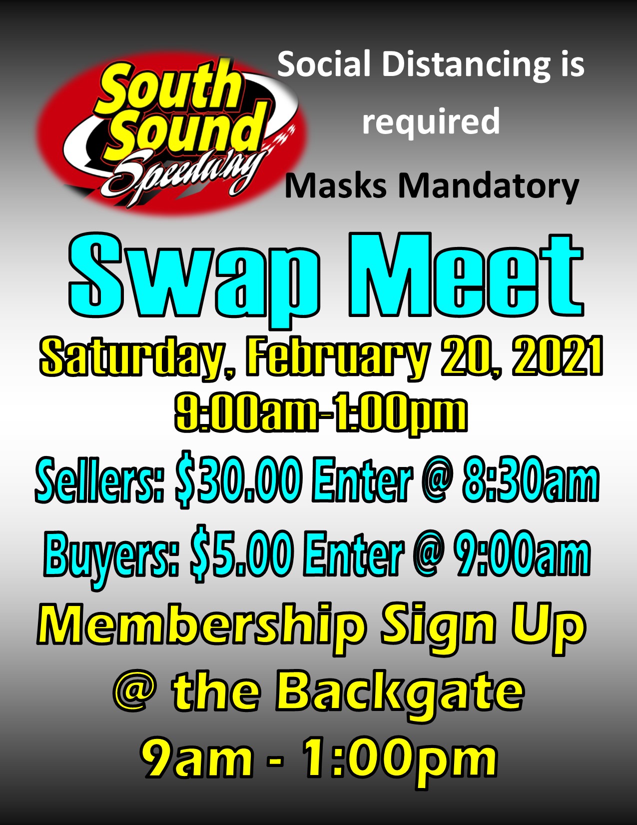 South Sound Speedway Swap Meet