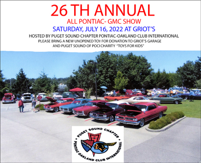 26th Annual All Pontiac – GMC Show at Griot’s