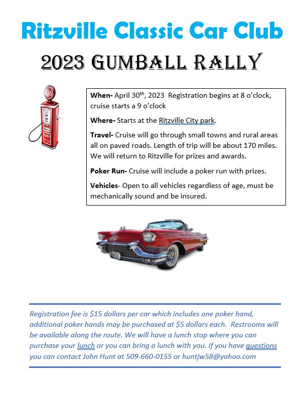 Ritzville Gumball Rally