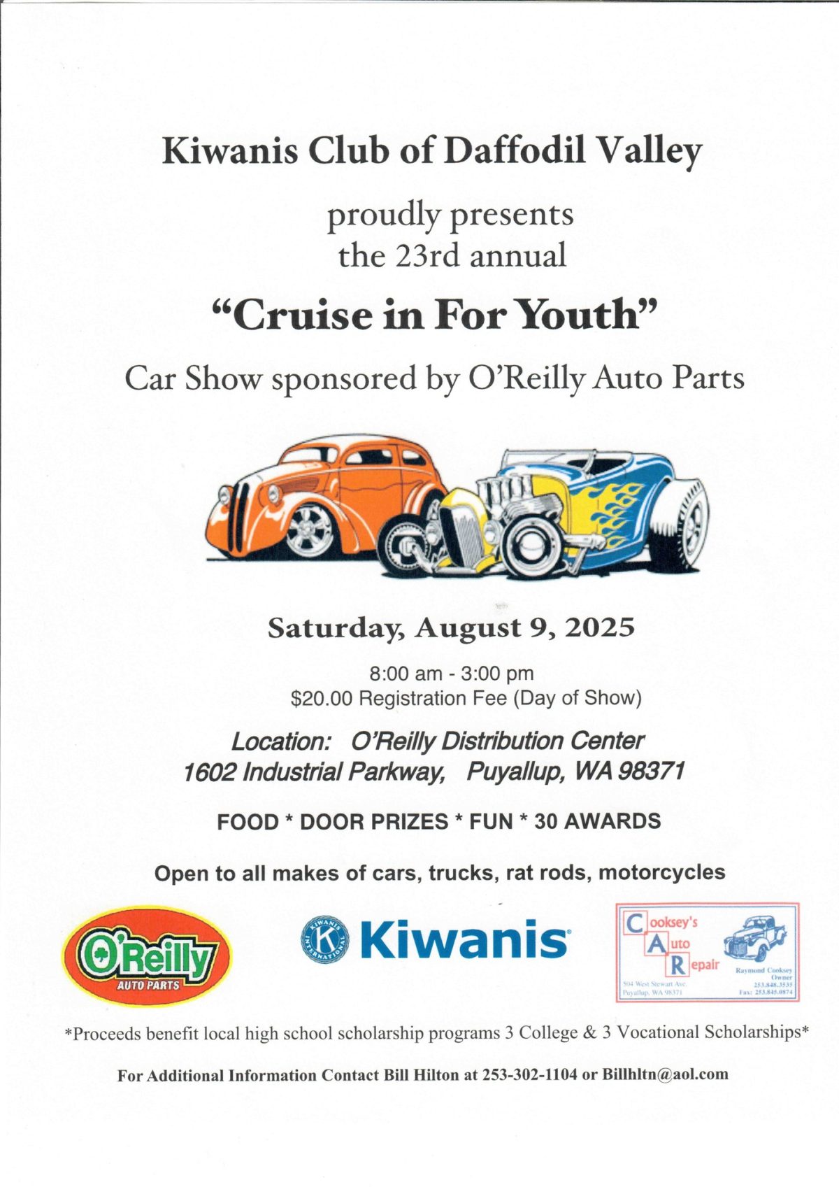 Cruise In For Youth Car Show