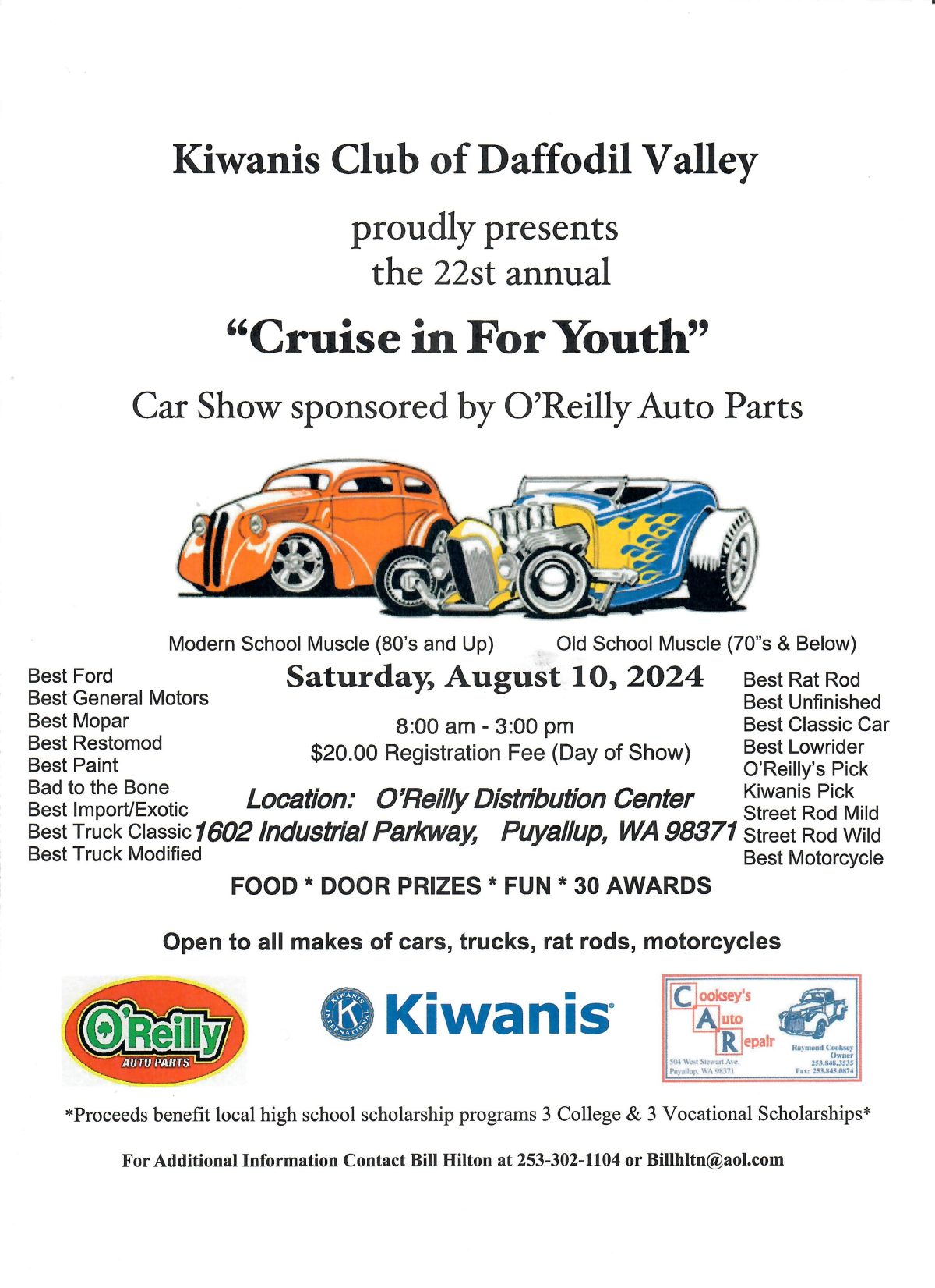 Cruise In For Youth Car Show