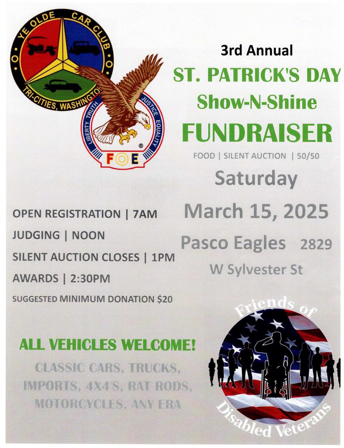 St. Patrick’s Day Show and Shine